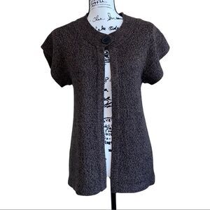 Bobbie Brooks Cropped Knit Cardigan Size Small